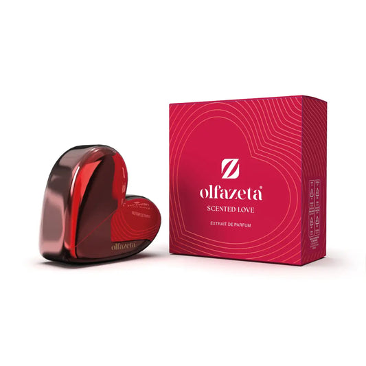 Chogan Love24 Parfum Olfazeta – 25 ml Damenduft im Herzflakon mit Himbeere, Jasmin & Vanille